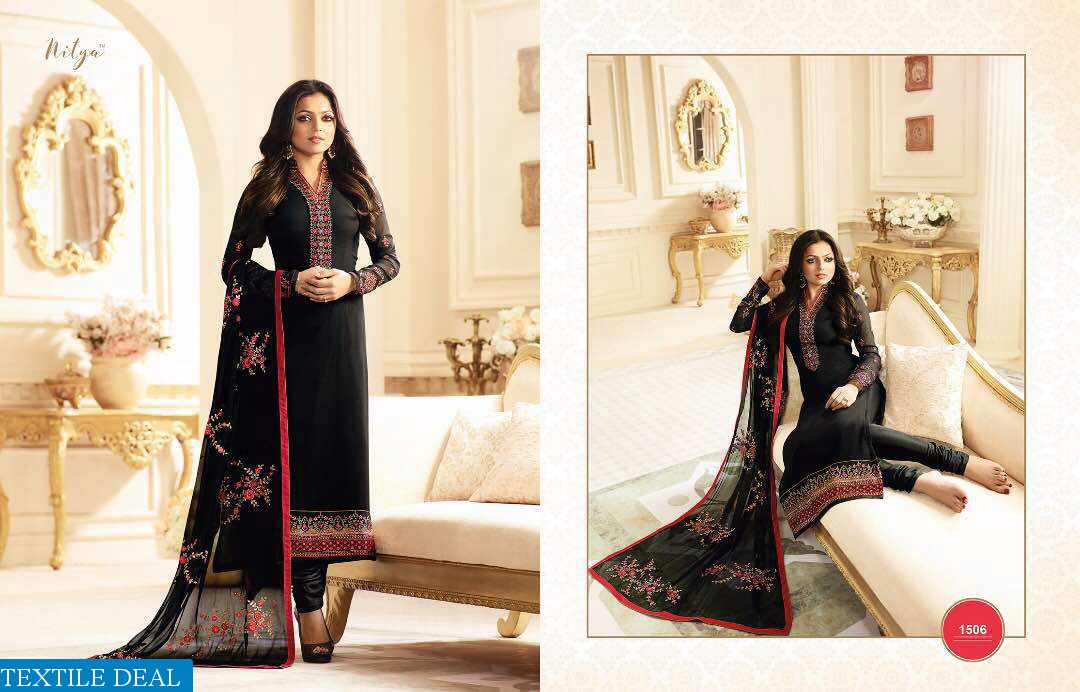 Lt nitya Suits vol-105 Wholesale Straight Celebration Special Suits